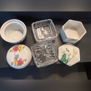 Lot of 3 trinket boxes